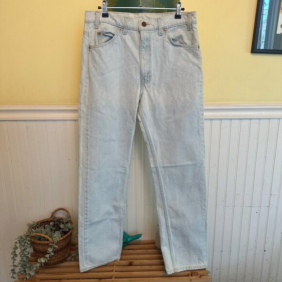 Levis Other - Levi's Mens 505 Straight 33 X 30 Light blue wash vintage deadstock